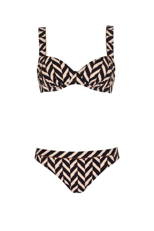 Olympia - Bikini - Zwart/Beige