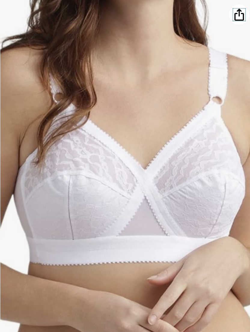 Playtex - BH zonder beugel - Wit - 'Cœur Croisé Classique'