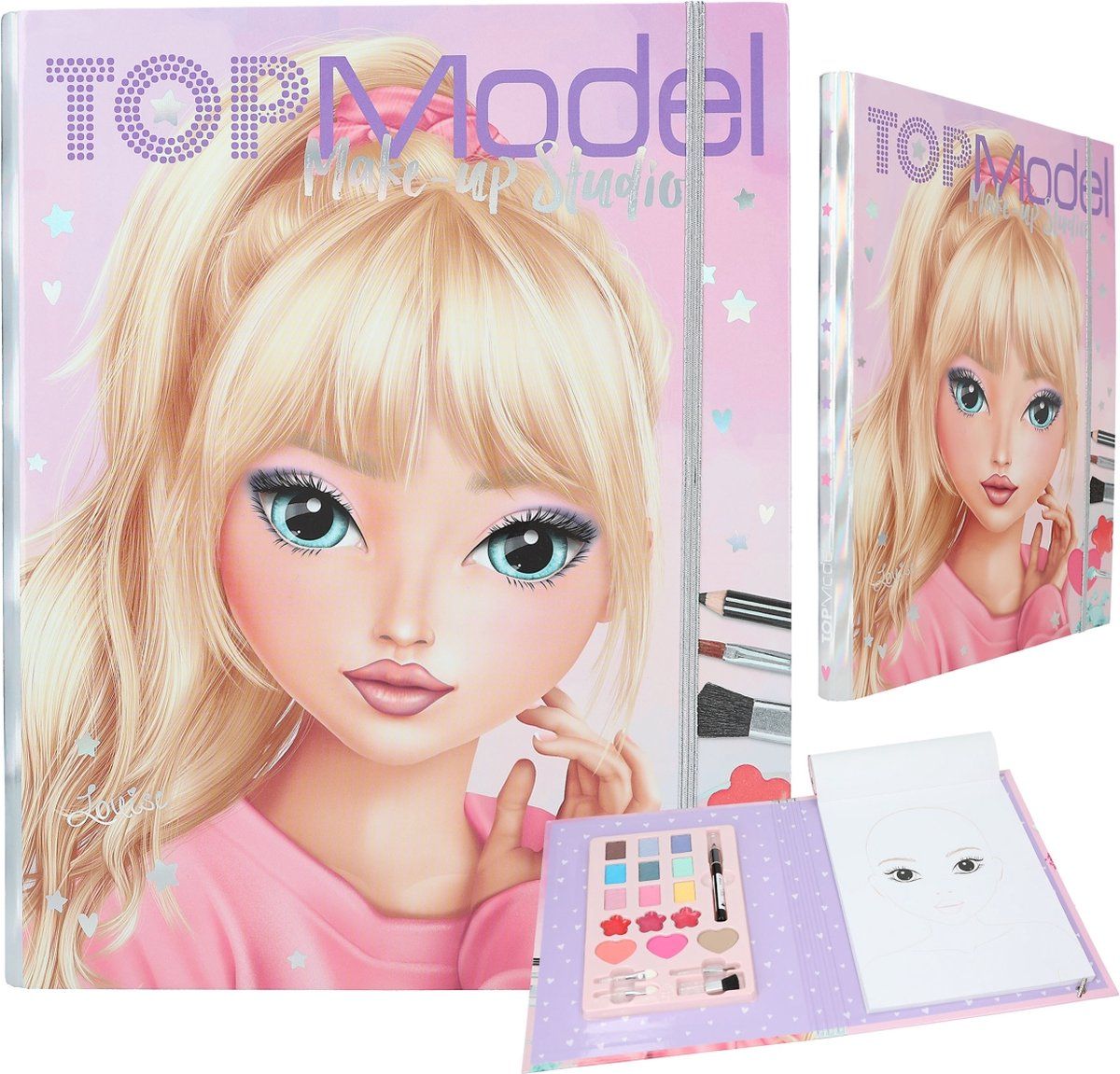 Topmodel -  Make up Creative map - kleurboek