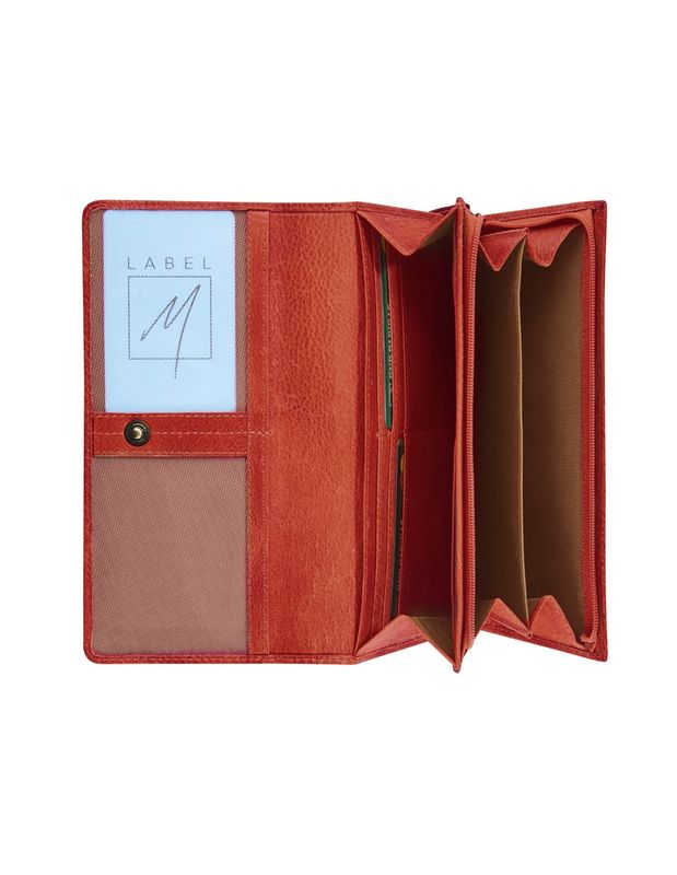 Brepols - Label M Portemonnee "Savannah 27" - Rood