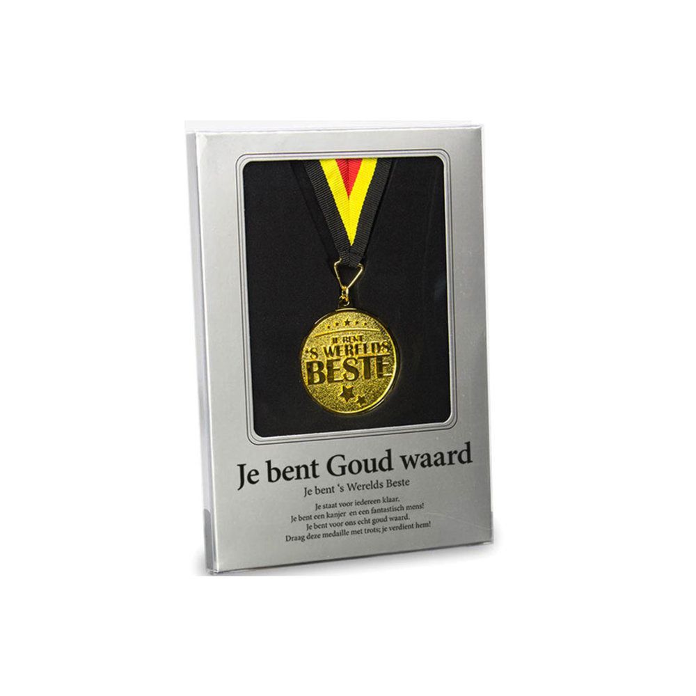 Medaille - Je bent goud waard