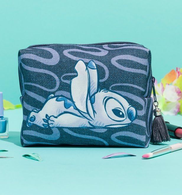 Mad Beauty Disney Stitch make-uptasje van denim