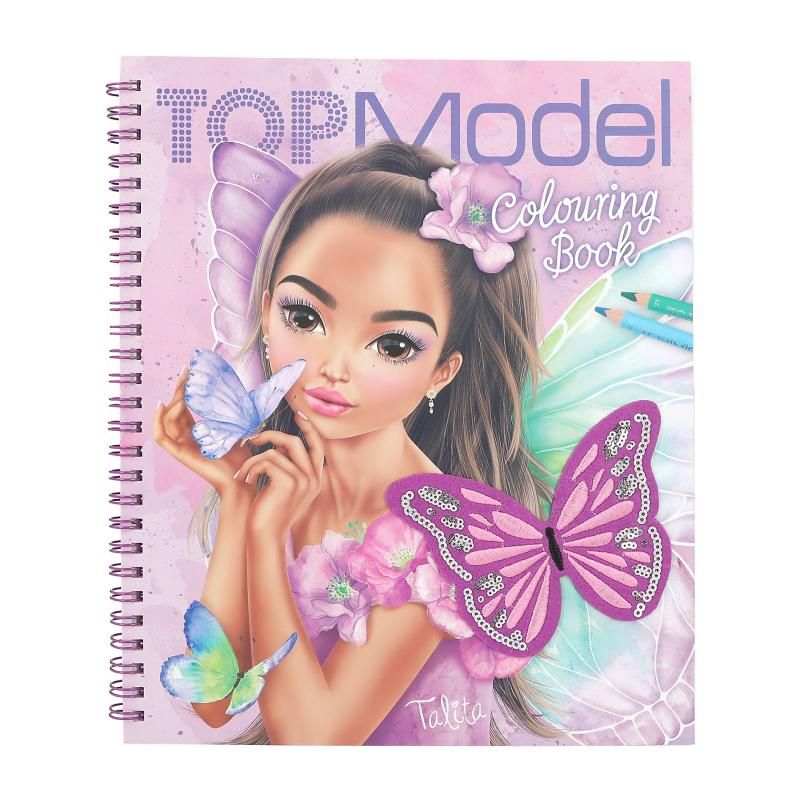 Topmodel - Kleurboek met Pailletten - Fairy Love