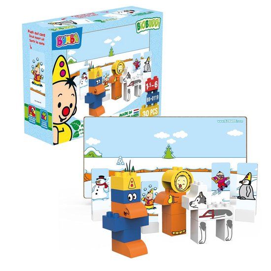 Bumba - Biobuddi Bouwblokken Winter 30-delig