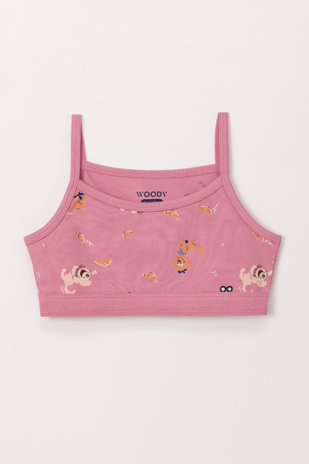Woody - Topje - Roze met Labradoodle Print
