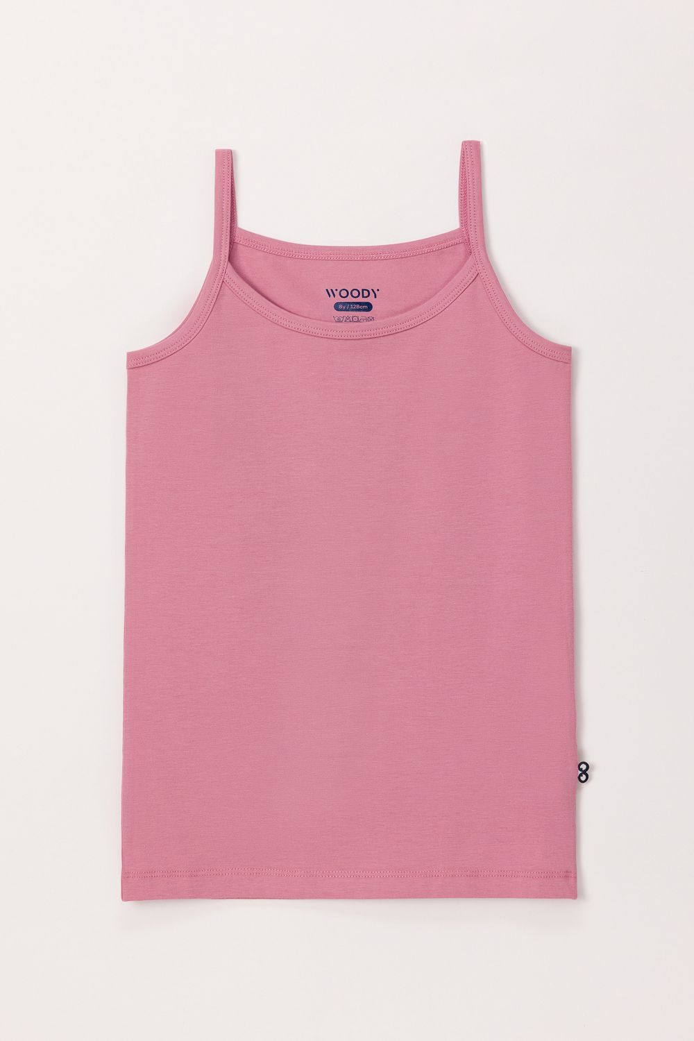 Woody - Meisjes Singlet - Zachtroze