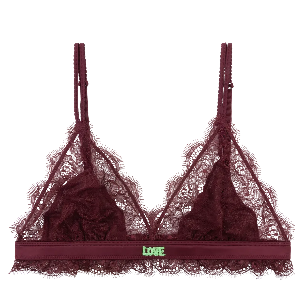 Love Stories - BH &quot;Love Lacy&quot; - Burgundy
