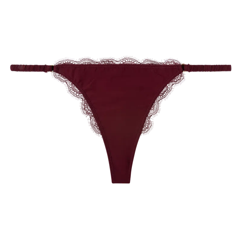 Love Stories - String &quot;Roomie&quot; - Burgundy