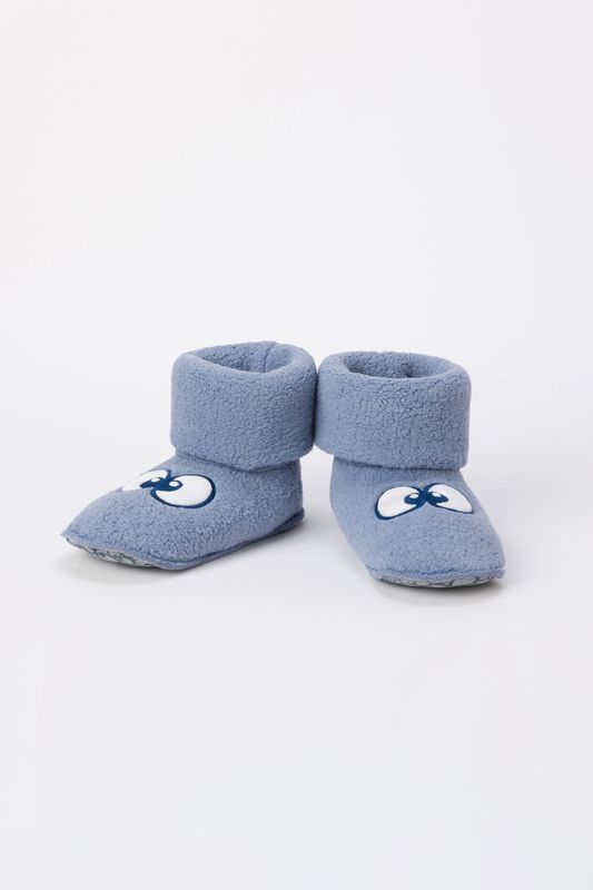 Woody - Botjes met Oogjes - Jeansblauw