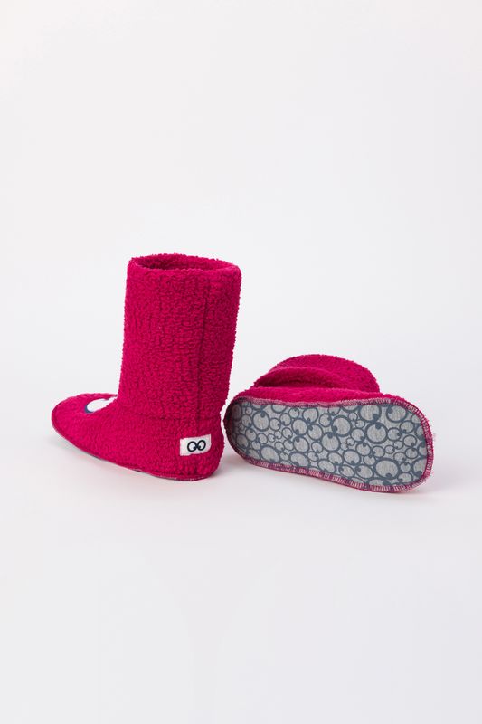 Woody - Botjes met Oogjes - Framboos-Rood