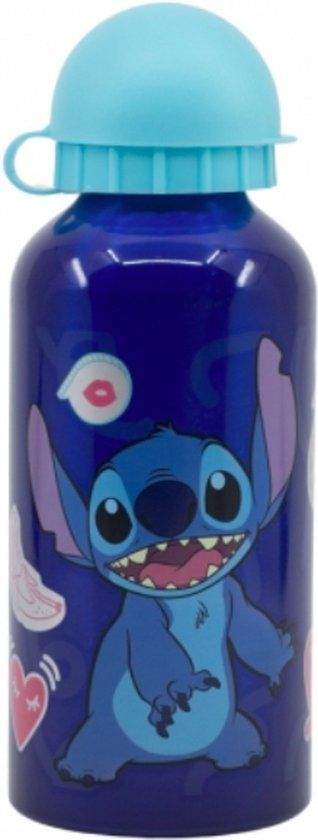 Lilo &amp; Stitch - Aluminium drinkbeker - drinkfles - 400 ml