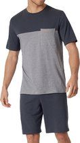 Schiesser - Pyjama kort - Charcoal