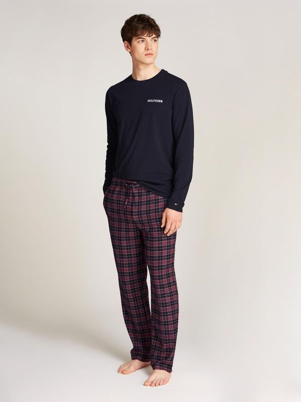 Tommy Hilfiger -  Flanel pyjamaset  - Desert Sky/Prince of Whales Check