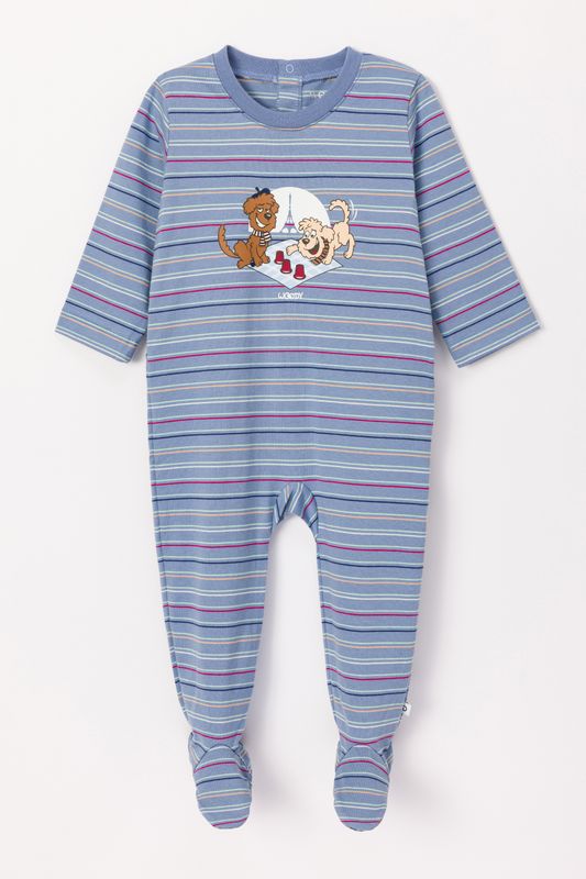 Woody - Baby Kruippakje - Multicolor Gestreept