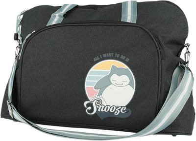 Pokemon - Snorlax Night Bag Black