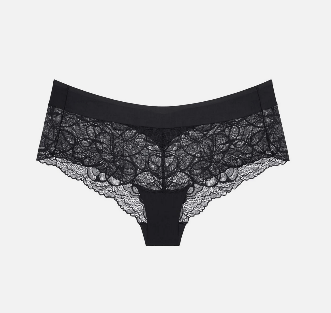 Triumph - Body Make-Up Illusion Lace Shorty - Zwart