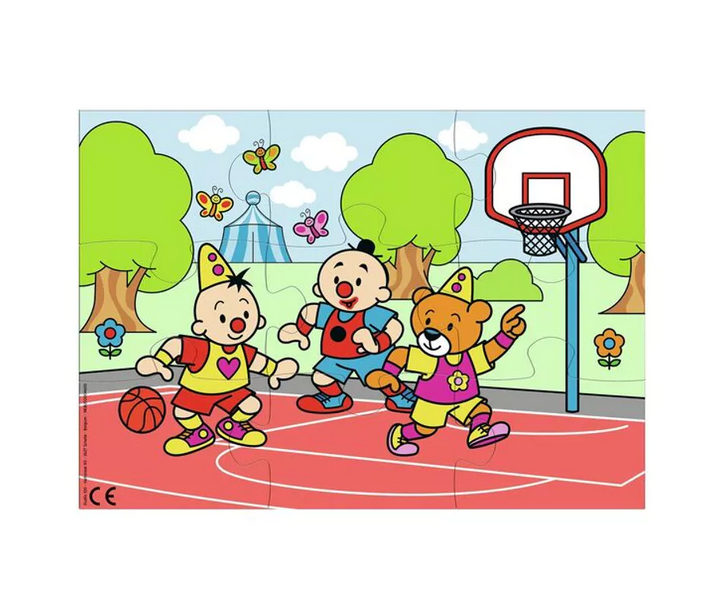 Bumba - Puzzel met 9 stukjes - Basketbal