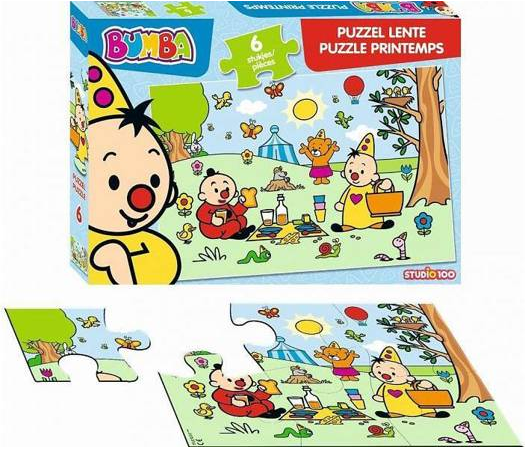 Bumba - Puzzel 6 stukjes - Lente