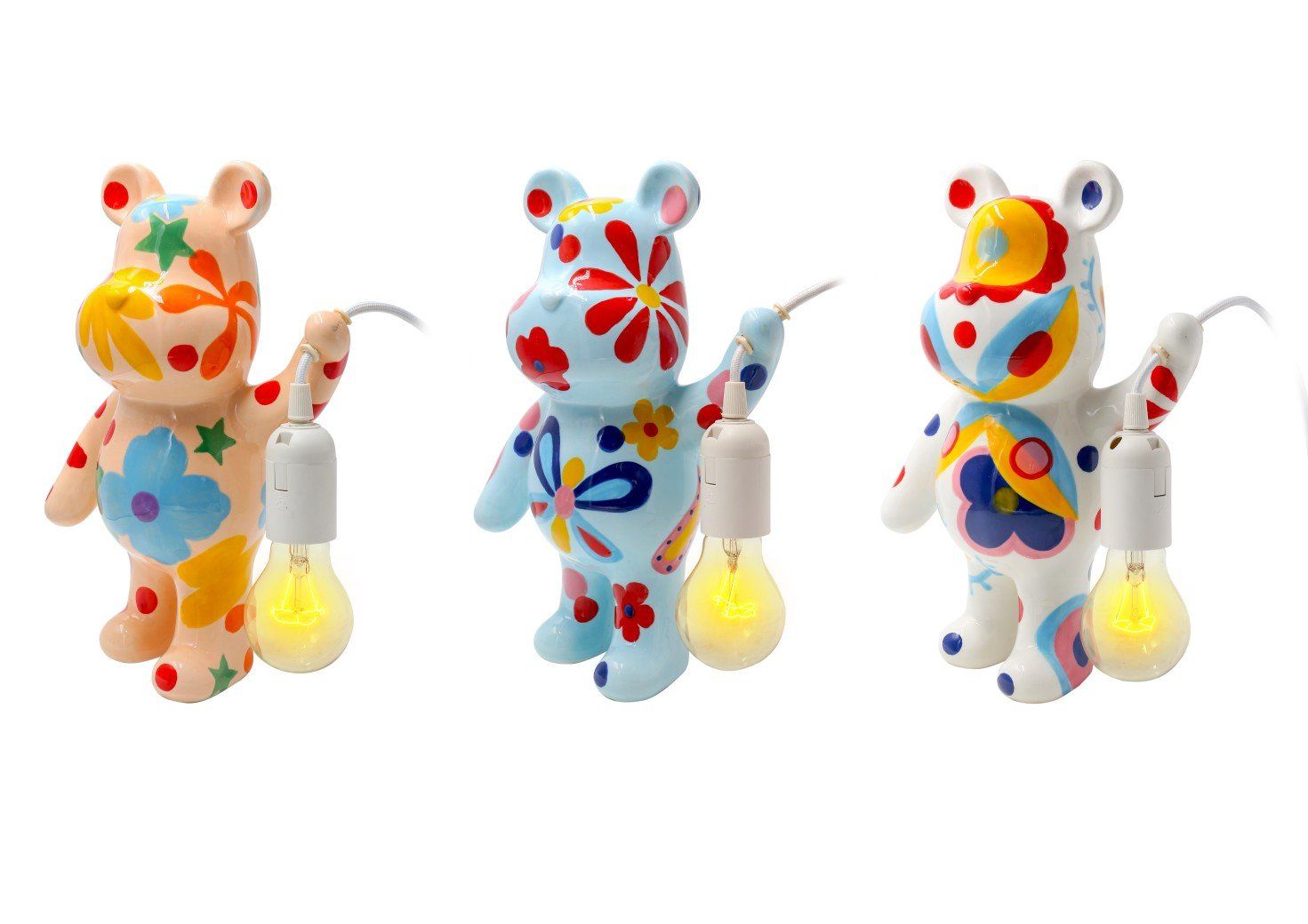 Pomme Pidou - LAMP Bear &quot; Albert&quot; - Blossom Bliss L
