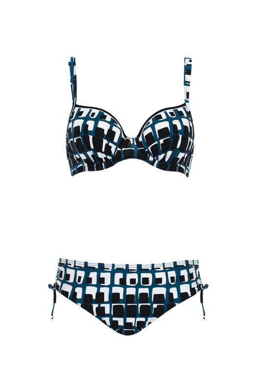Sunflair - Bikini - Zwart/Wit/Blauw