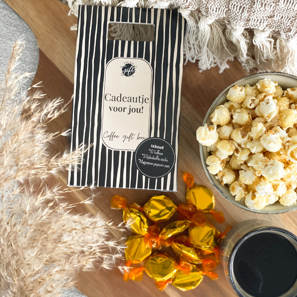 The Big Gifts -  Koffie Gift Box - Cadeautje Voor Jou