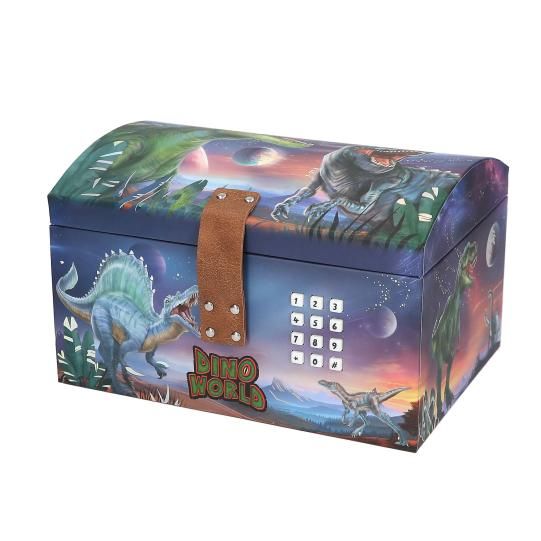 Dino World - Schatkist met Code, Geluid en Licht