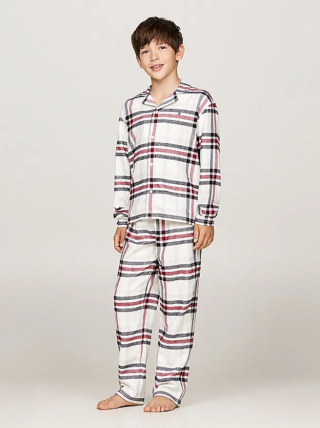 Tommy Hilfiger - Unisex Pyjama - Heritage Check/Ivory