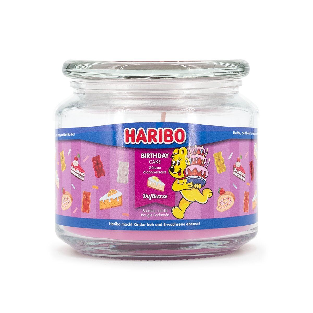 Geurkaars Haribo - Birthday Cake - 300g