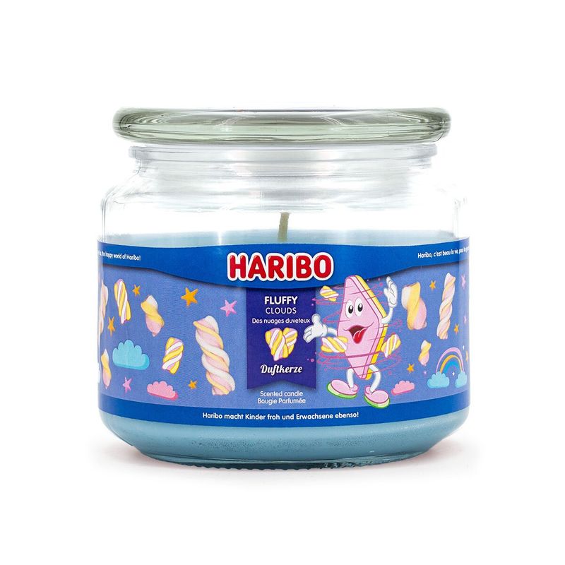 Geurkaars Haribo - Fluffy Clouds - 300g