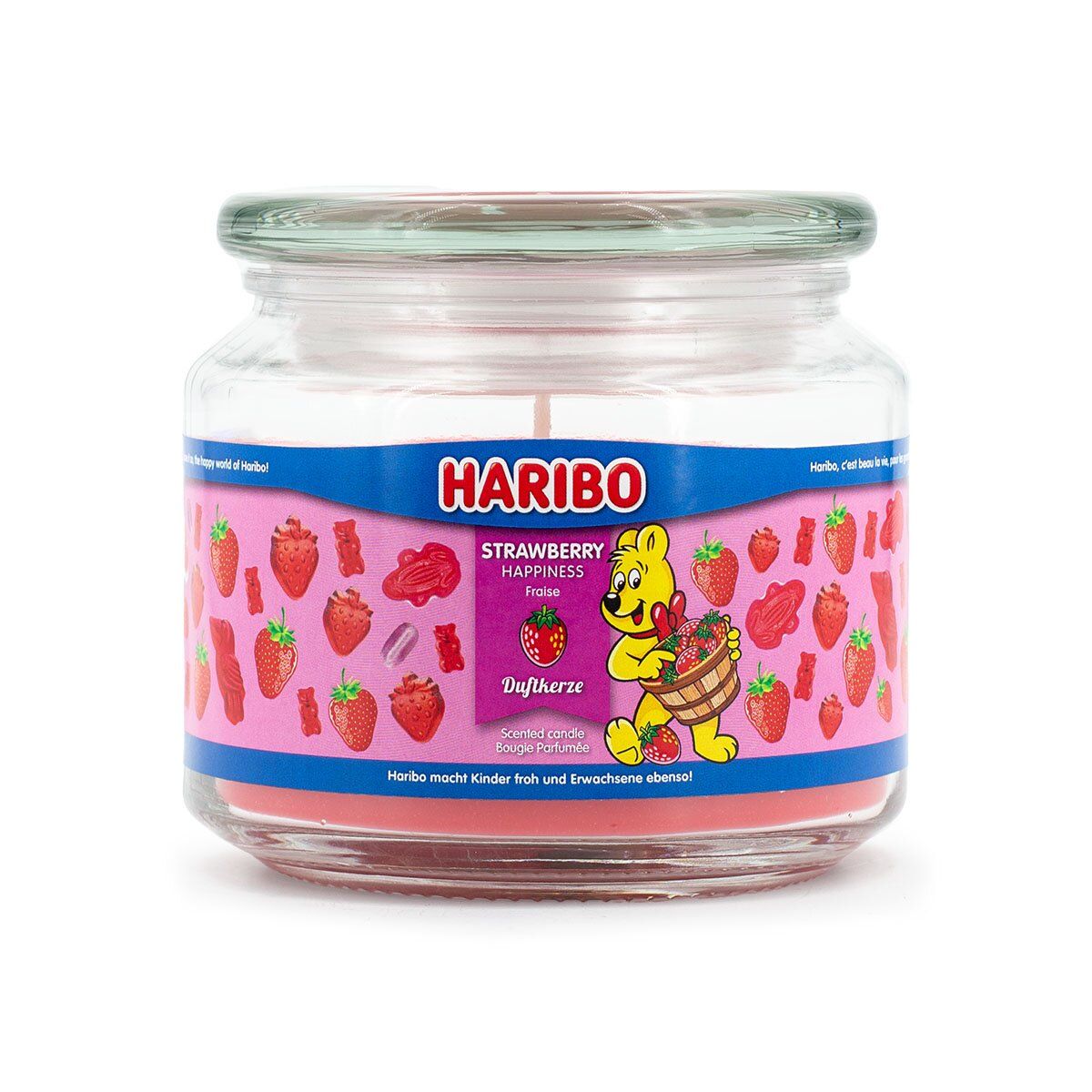Geurkaars Haribo - Strawberry Happiness - 300g