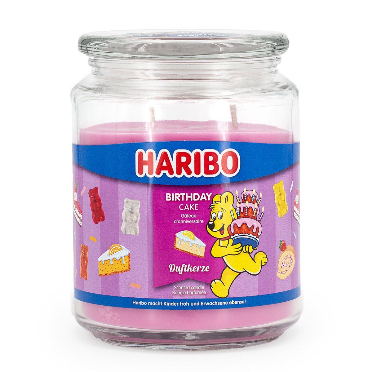 Geurkaars Haribo - Birthday Cake - 510g