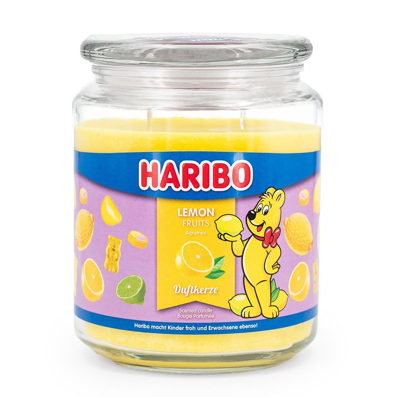 Geurkaars Haribo - Lemon Fruits - 510g