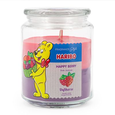 Geurkaars Haribo - Happy Berry - 510g
