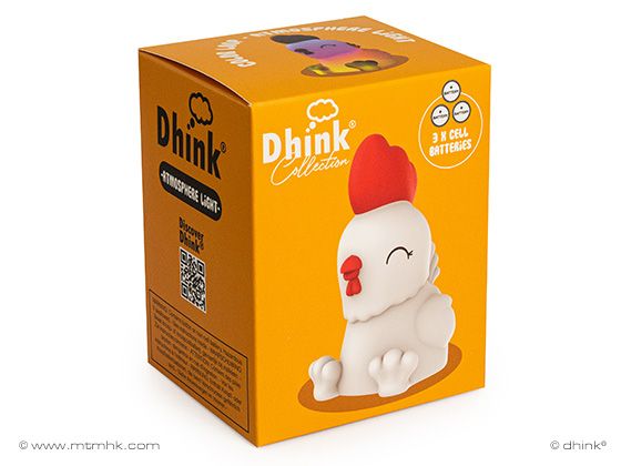 Dhink Collection - Mini Sfeerlicht - Haan/Kip + 15 Min. Timer