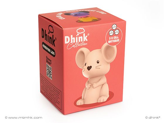 Dhink Collection - Mini sfeerlicht - Muis + 15 Min. Timer