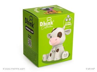 Dhink Collection - Mini sfeerlicht - Koe + 15 Min. Timer