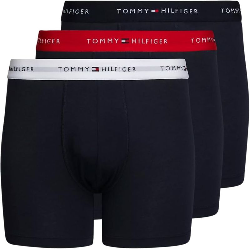 Tommy Hilfiger - 3 Pack Boxers - Primary Red/White/Desert Sky