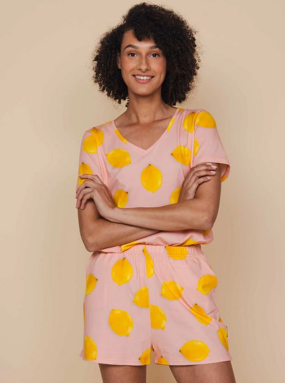 Snurk - Dames Pyjama - Lemon