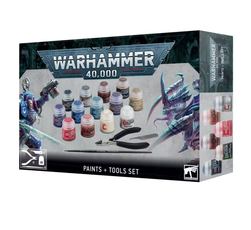 Warhammer - 40,000 Paints + Tools Set