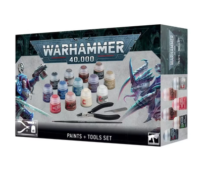 Warhammer - 40,000 Paints + Tools Set