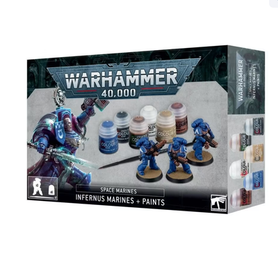 Warhammer - Infernus Marines + Paint Set