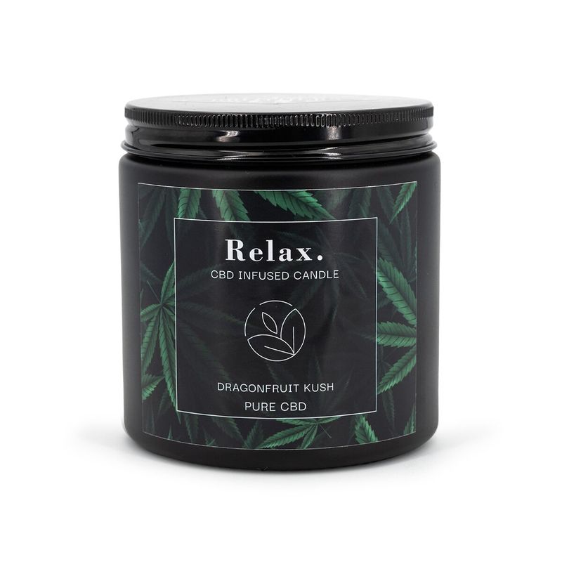Candle Brothers - CBD Infused Geurkaars "Relax" - Dragonfruit Kush