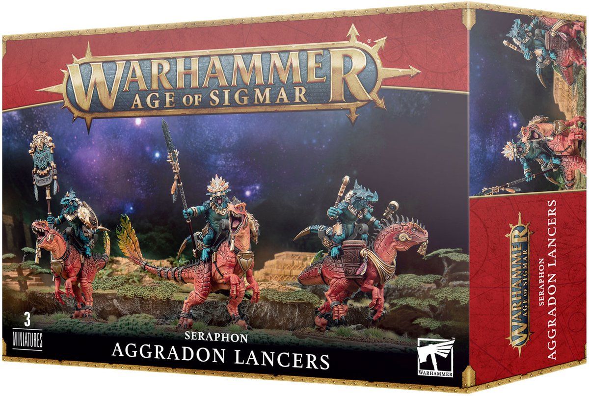 Warhammer - Seraphon Aggradon Lancers
