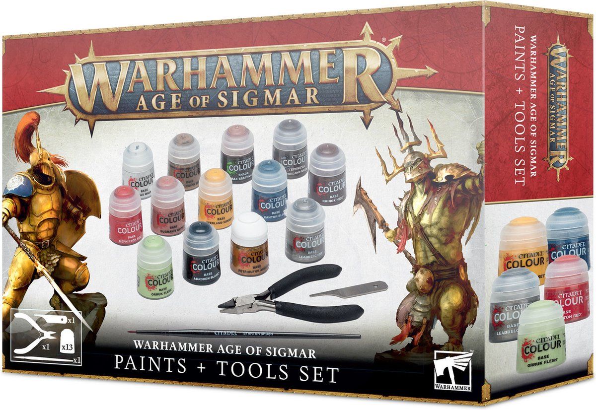 Warhammer - Age of Sigmar: Paint + Tools