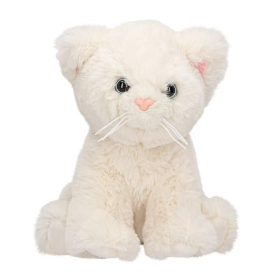 Topmodel - knuffel kat wit - 16 cm