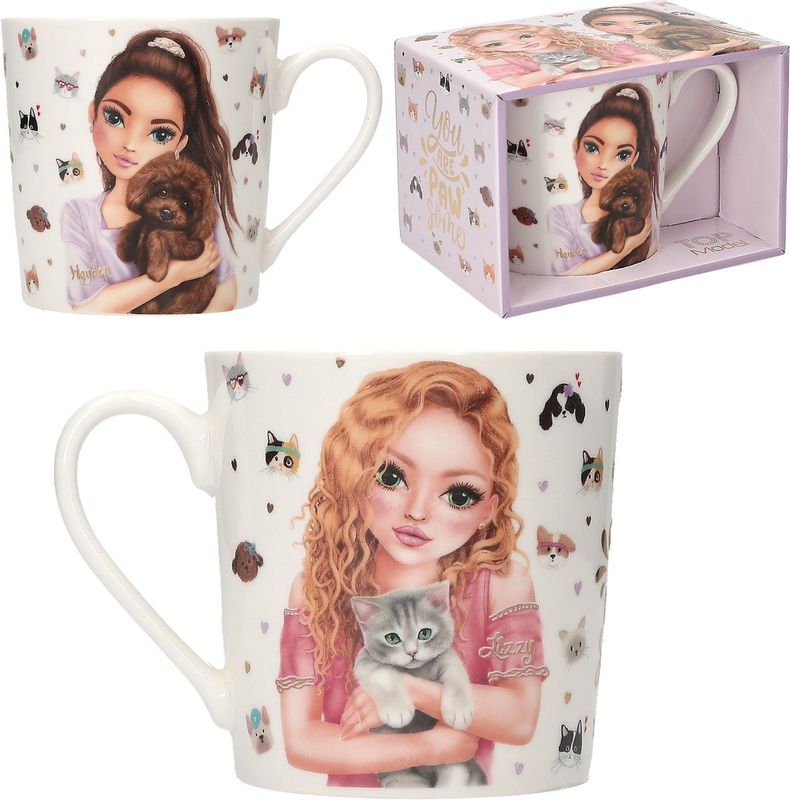 Topmodel -  beker - KITTY and DOGGY