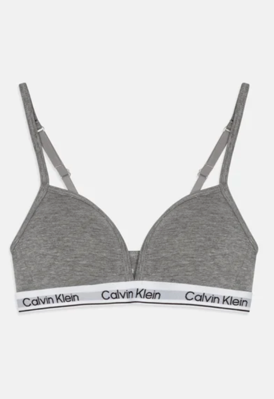 Calvin Klein - Triangle Bra Teens - Grey Heather