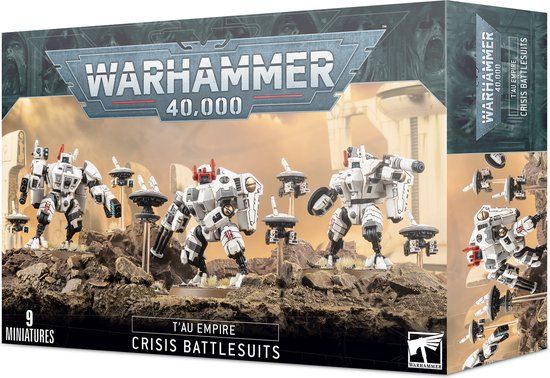 Warhammer :   T&#39;au XV8 Crisis Battlesuits Team
