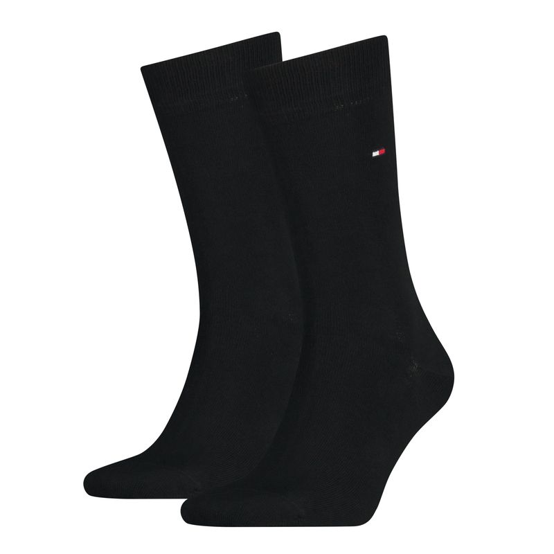 Tommy Hilfiger - 2 paar Herenkousen - Zwart