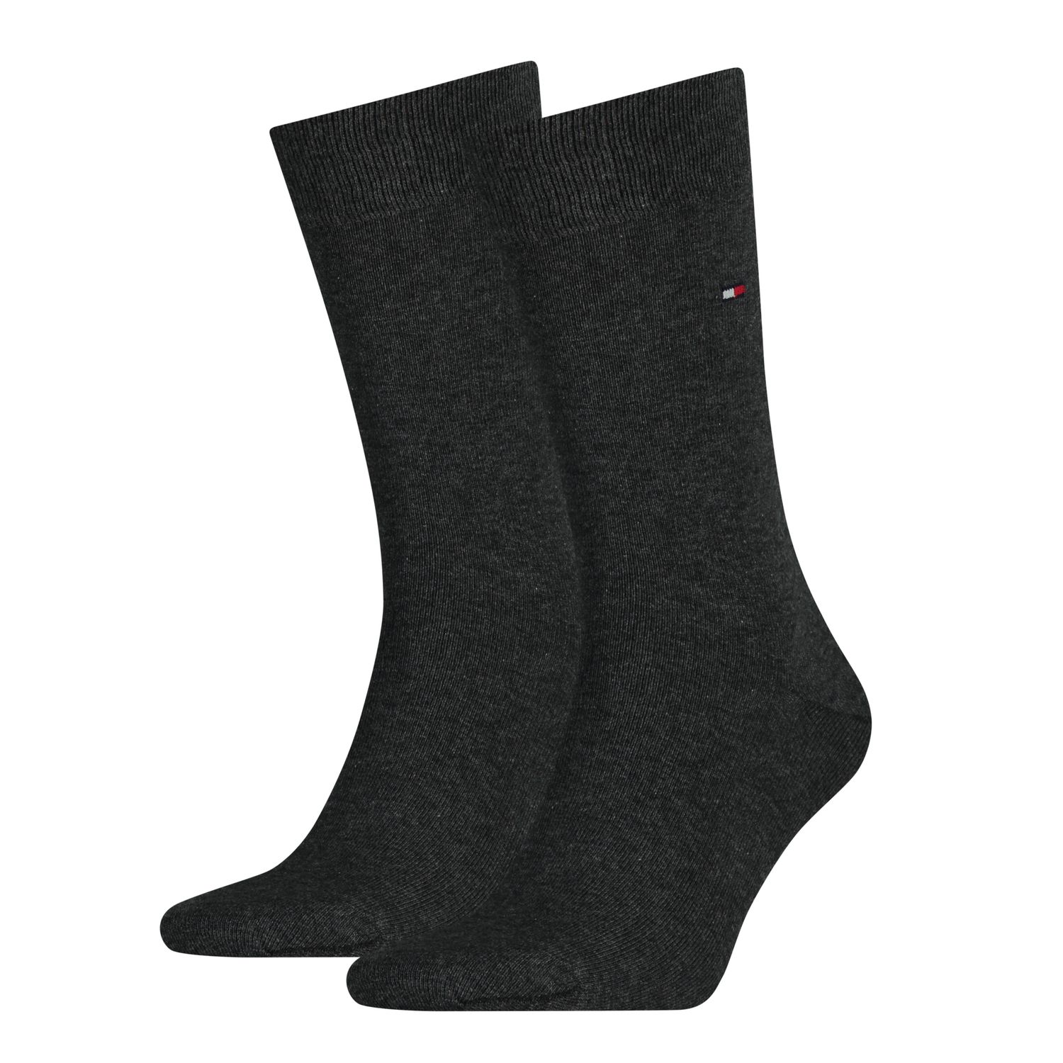 Tommy Hilfiger - 2 paar Herenkousen - Antraciet
